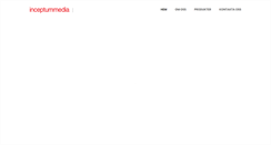 Desktop Screenshot of inceptummedia.se